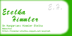 etelka himmler business card